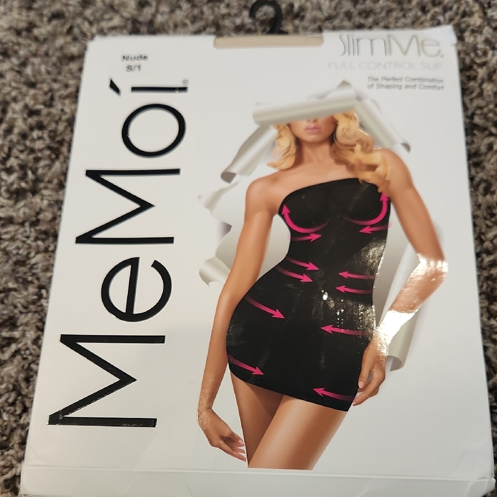 NEW MeMoi Black Full Control Slip